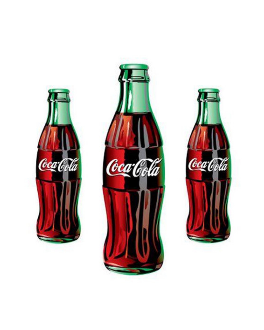 「Restyling of the Coca-Cola bottle」, 1955